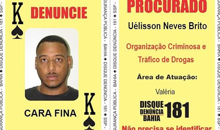 Uélisson Neves Brito, o Cara Fina, morre em operação policial em Valéria, Salvador.