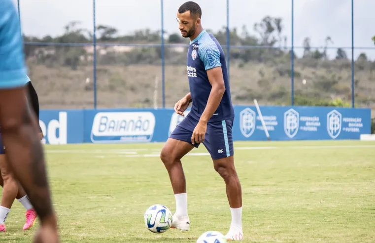 Vitor Hugo retorna e Bahia inicia preparação para enfrentar o Cuiabá
