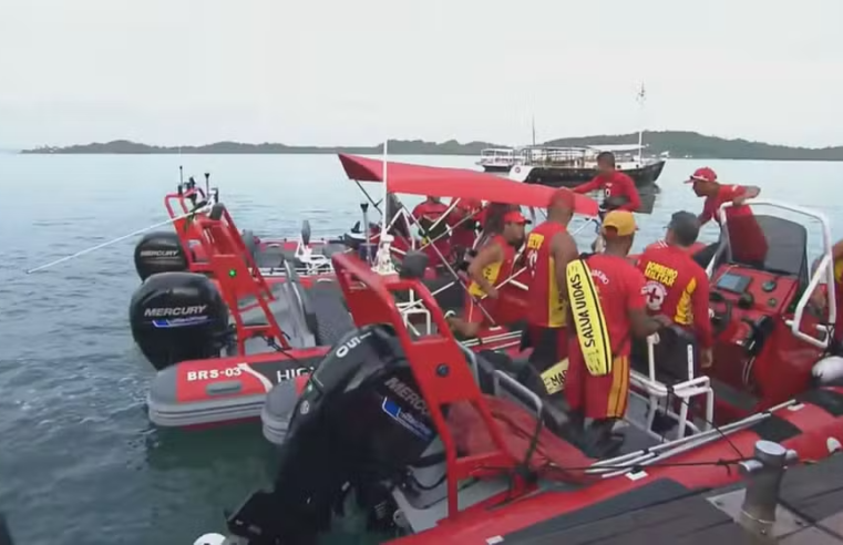 Embarcação naufraga e deixa ao menos 6 mortos na Baía de Todos-os-Santos; Marinha procura desaparecidos