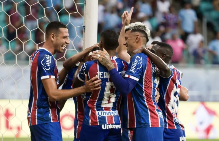 Bahia domina o América-RN e conquista triunfo tranquila pela Copa do Nordeste