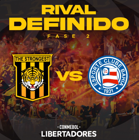 Definido; Bahia vai enfrentar The Strongest na 2ª fase da Pré-Libertadores