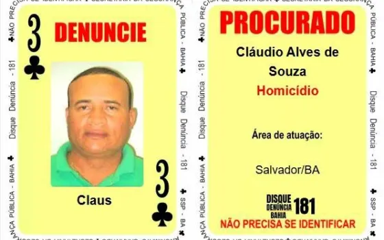 Polícia Civil prende em Lauro de Freitas o Três de Paus do Baralho do Crime