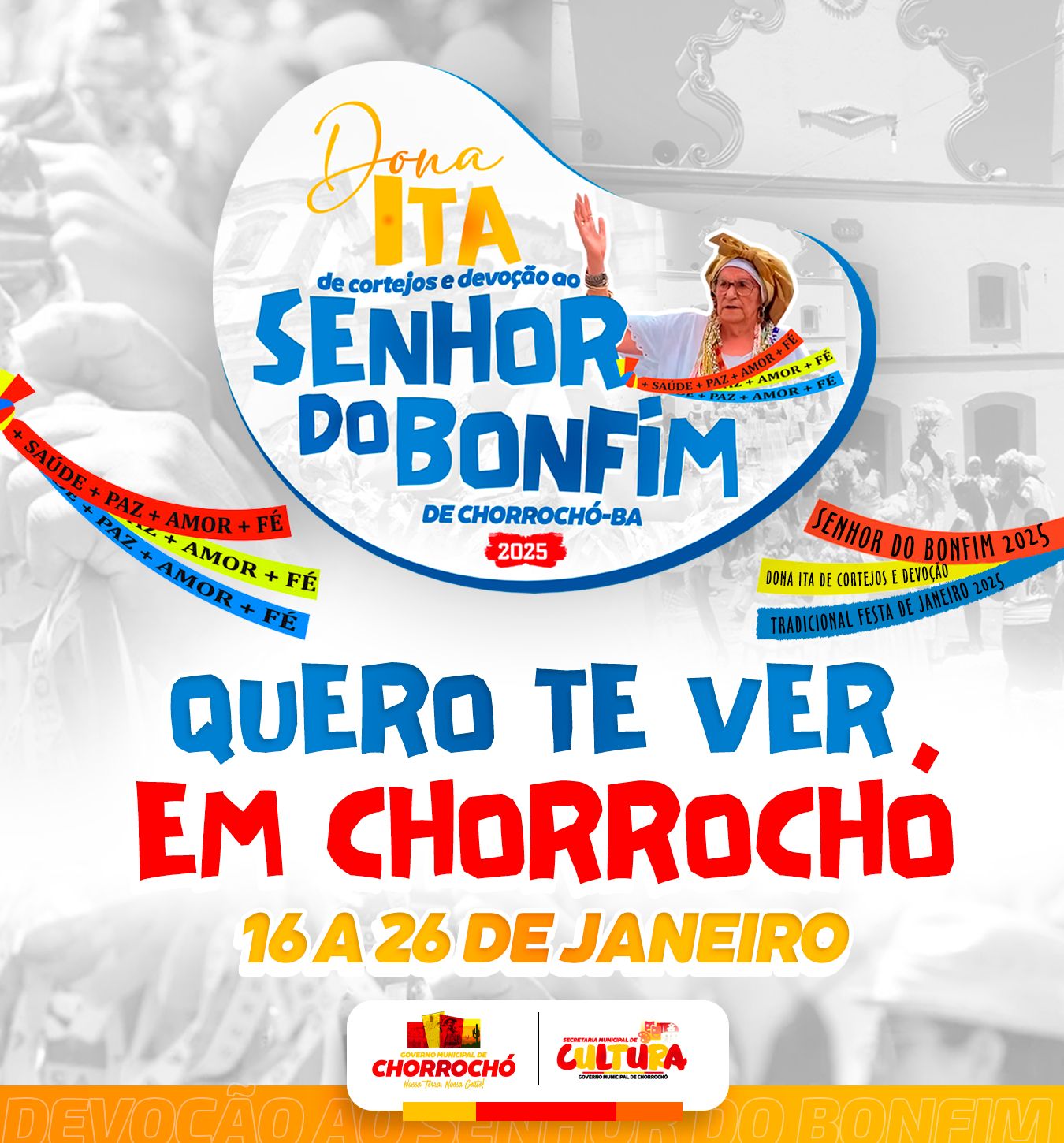 Dilan Oliveira: Celebra a Cultura e o Progresso de Chorrochó com homenagem a Dona Ita e sua fé