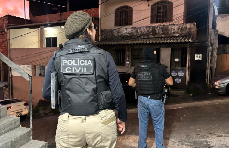 Operação deflagrada pela Polícia Civil localiza 19 investigados por homicídios e tráfico de drogas