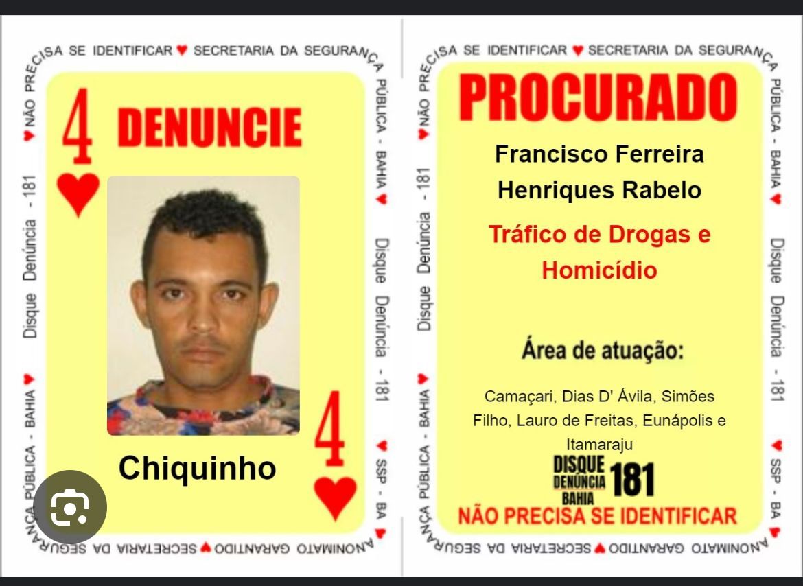 Em 48h, Polícia da Bahia captura dois líderes de facções que ocupavam o Baralho do Crime