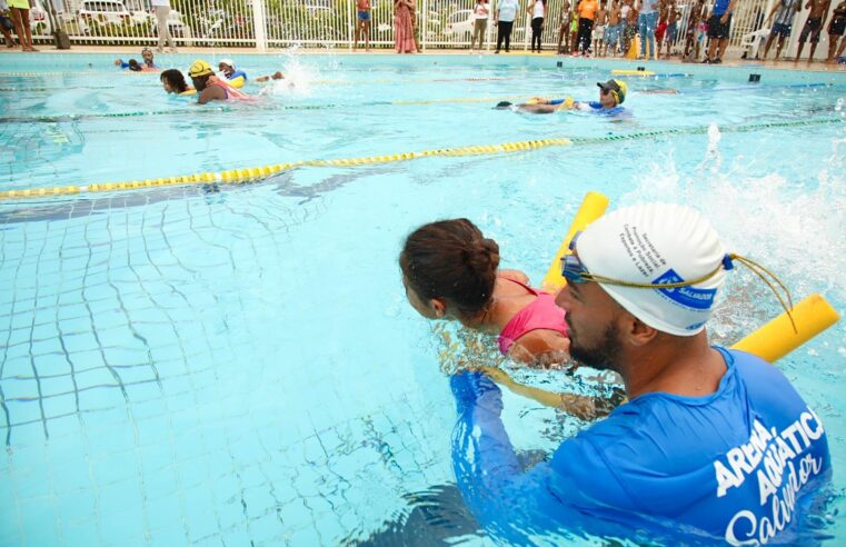 Inscrições para aulas de hidroginástica e natação na Arena Aquática Salvador começam nesta terça (10)