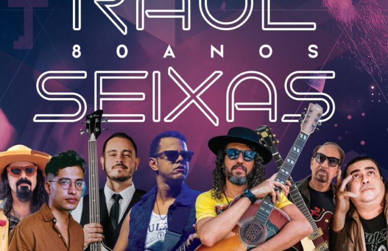 Raul Seixas 80 Anos: Salvador vibra ao som do Pai do Rock no Dia Mundial do Rock