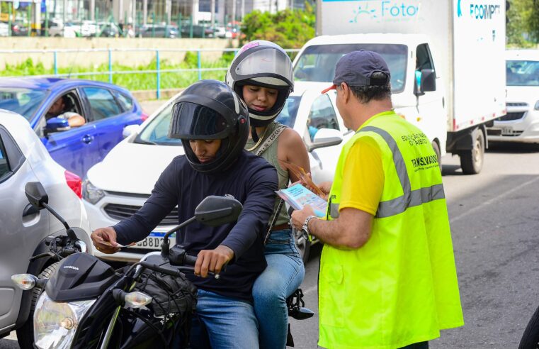 Prefeitura lança campanha de conscientização para motociclistas; 76% dos acidentes em 2025 envolveram motos